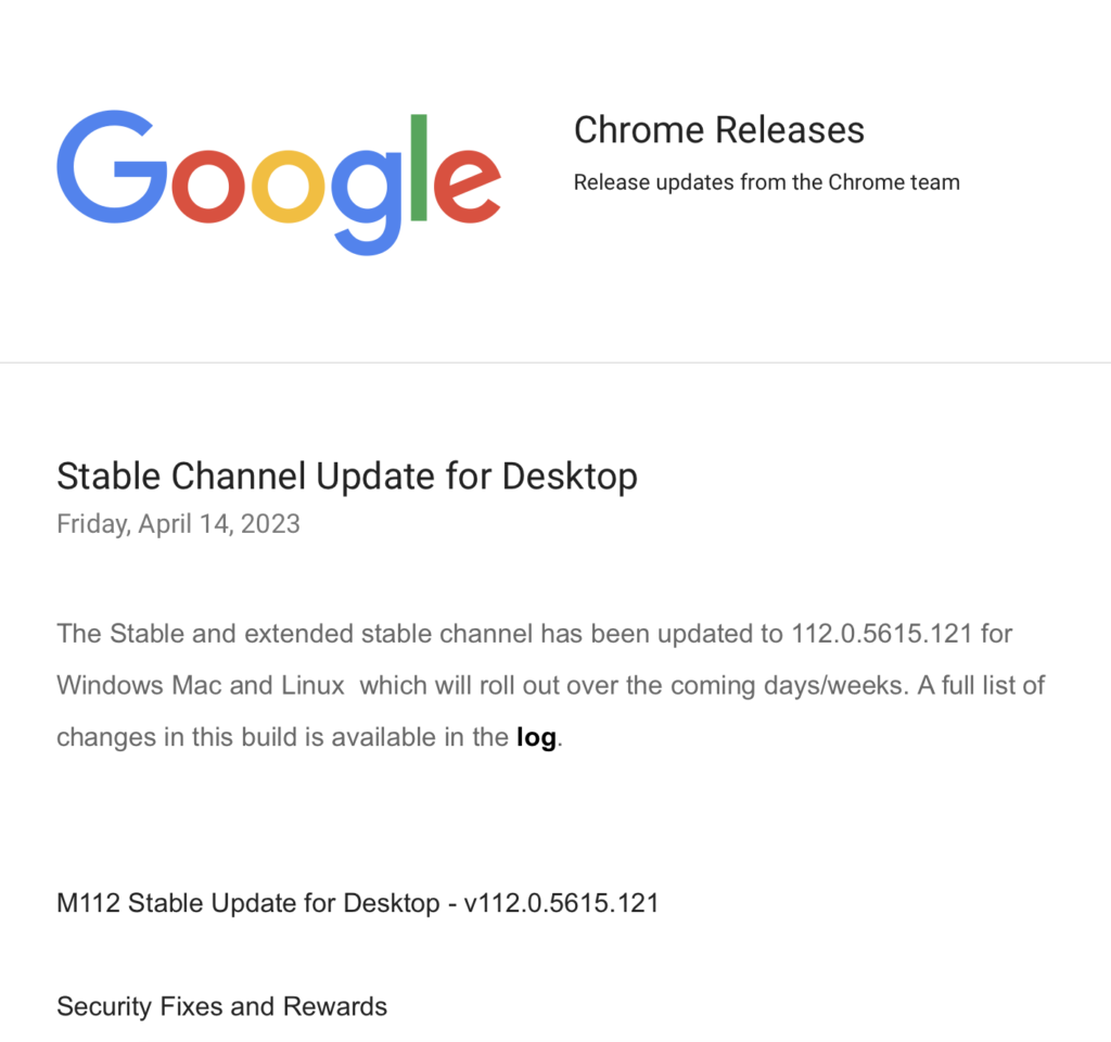 Google détecte une faille de sécurité importante dans son navigateur Google Chrome.