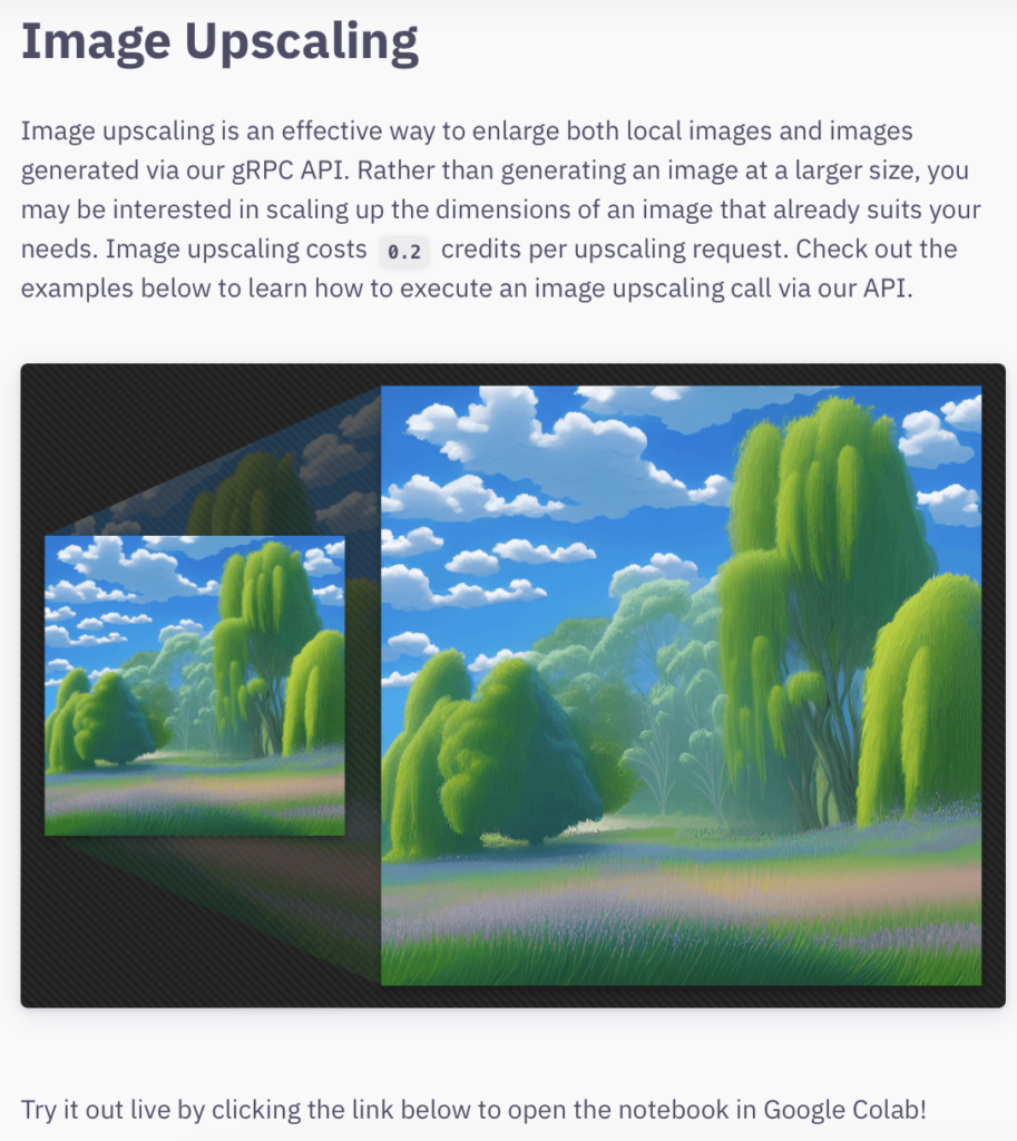 Upscaling Image API : le nouvel outil de Stability AI